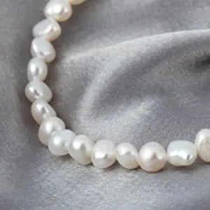 Real Natural Baroque Freshwater Pearl Choker Necklace for Women Girl Gift Popular AA 5-6mm 8-9mm Pearl Jewelry Necklace